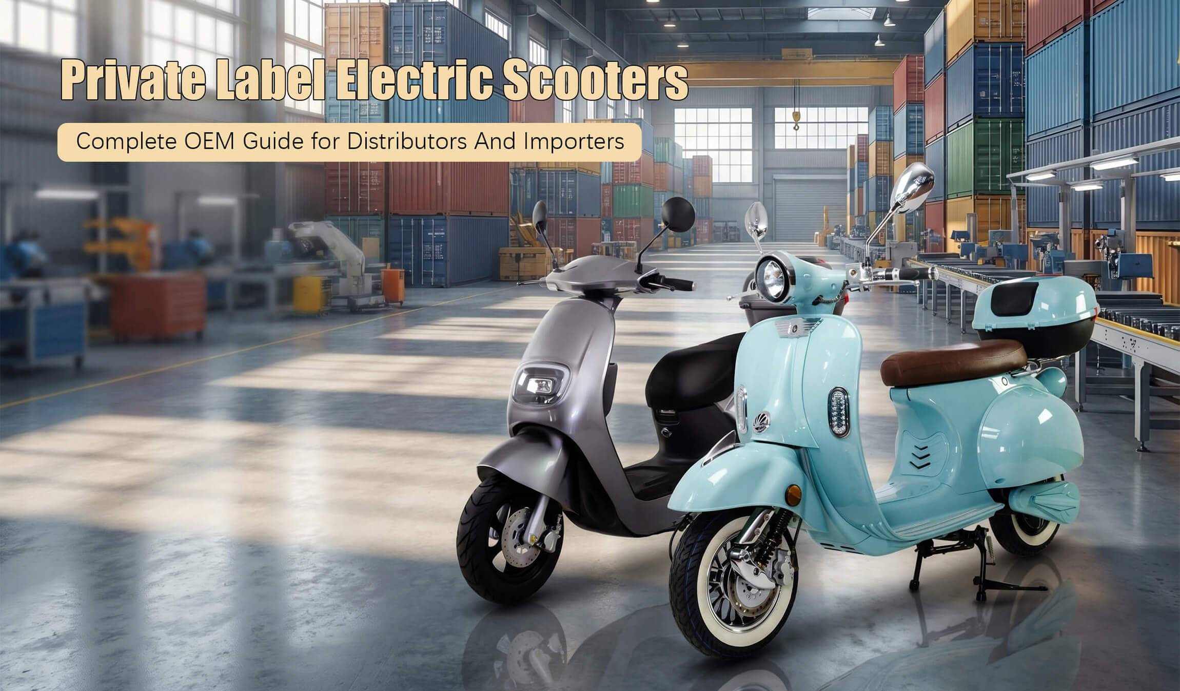 Scooters &eacute;lectriques de marque priv&eacute;e&nbsp;: guide OEM complet pour les distributeurs et les importateurs